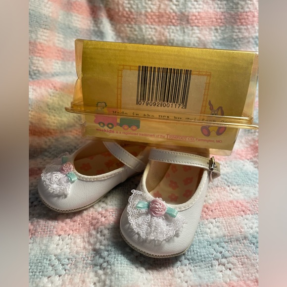 Vintage Wee Kids Baby Shoes Size 0 - Picture 5 of 13